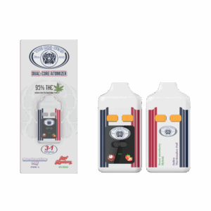 Marshmallow Puff Indica – Sweet Strawberry Hybrid | Dual-Chamber 2.5g Vape by The Big Head Ranger