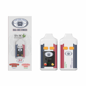 Peach Rings Hybrid – Watermelon Splash Indica | Dual-Chamber 2.5g Vape by The Big Head Ranger