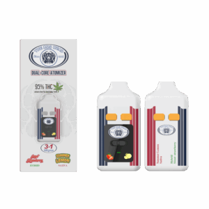 Summer Lemon Sativa – Sweet Strawberry Hybrid | Dual-Chamber 2.5g Vape by The Big Head Ranger