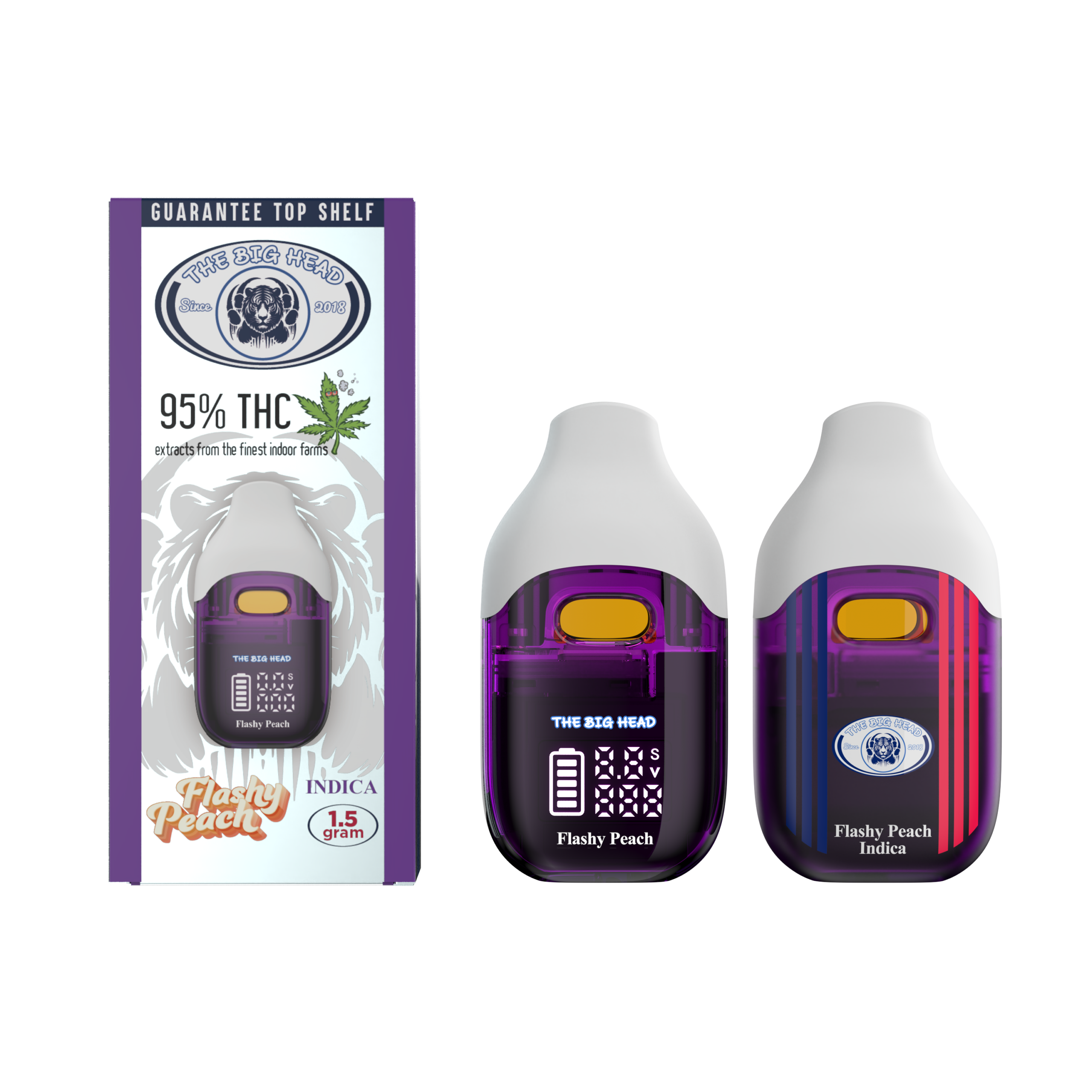 Flashy Peach Indica – Tron Pro