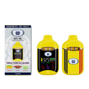 The Big Head Matrix 3g Triple-Tank All-In-One Vape - Pineapple Pop + Watermelon Splash + Green Apple